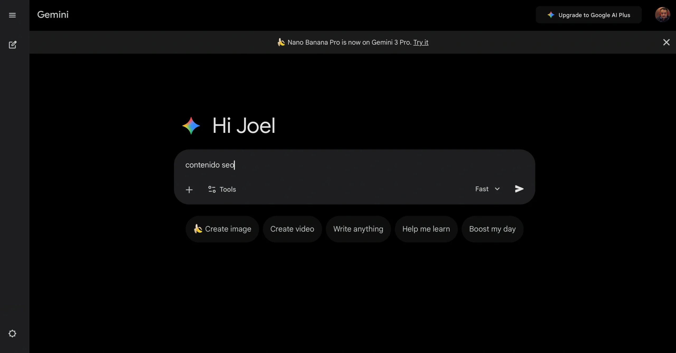 Contenido SEO para AI